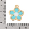 Rack Plating Alloy Pendants FIND-C059-01G-4