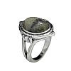 Oval Natural Labradorite Finger Rings WG970F5-05-5