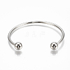 Brass Cuff Bangles Making X-BJEW-Q693-02-3