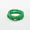 Double layered set bracelet LS3825-1-1