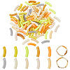 100Pcs 10 Styles Opaque Acrylic Beads MACR-PH0001-72A-1