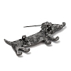 Gunmetal Alloy Enamel Lapel Pin Brooches JEWB-K041-01B-02-2