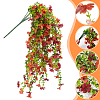 4Pcs Plastic Artificial Violet Vine for Wedding Decoration DIY-WR0005-32E-3