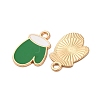 Christmas Alloy Enamel Pendants ENAM-K080-01C-G-2