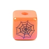 Halloween UV Plating Acrylic Beads OACR-M013-08B-2