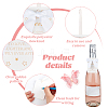 30Pcs Polyester Bowknot & Paper Card Pendant Decoration HJEW-OC00028-01-4