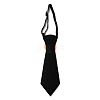 Easter Theme Egg Glitter Felt Necktie LS-AJEW-C030-01A-2