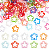120Pcs Transparent Acrylic Beads MACR-UN0001-11-1