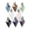 Natural Mixed Stone Pendants G-K338-10AS-1