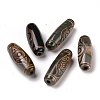 Tibetan Style dZi Beads TDZI-E004-01-3