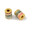 Brass Enamel Beads KK-S393-03-5