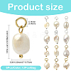 12Pcs 2 Colors Grade B Natural Cultured Freshwater Pearl Charms FIND-YW0004-29-6