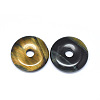 Natural Yellow Blue Tiger Eye(Dyed & Heated) Pendants G-P415-22E-2