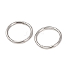 Tarnish Resistant 304 Stainless Steel Saw Cut Open Jump Rings STAS-N015-04-10x1mm-1