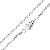 Non-Tarnish 304 Stainless Steel Cable Chains Necklace for Men Women NJEW-N050-A02-S20-2