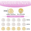 30Pcs 3 Colors Resin UV Reactive Beads RESI-TA0005-67A-4