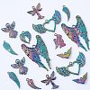 18Pcs 9 Style Rainbow Color Alloy Pendants FIND-FH0004-11-5