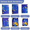 Polyester Book Covers OFST-WH0009-044-3