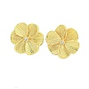 Rack Plating Brass Stud Earrings EJEW-U007-03G-2