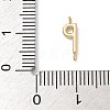 304 Stainless Steel Letter Connector Charms LS-STAS-M108-01G-16-3