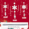 15Pcs 3 Styles Christmas Acrylic Snowflake Pendant Decorations HJEW-SP0001-04A-2
