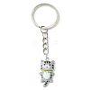 Cat Resin Pendants Keychain KEYC-JKC00500-3