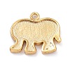 Golden Brass Enamel Pendants KK-P197-08C-G-3