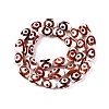 Natural Tibetan Agate 3-Eye Beads Strands G-T138-195B-2