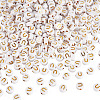 500Pcs Plating Acrylic Beads PACR-TADJ0001-01U-1