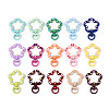 Spray Painted Alloy Swivel Snap Hook Clasps PALLOY-T090-75-1