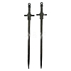 Sword Alloy Hair Sticks PW-WG0B211-04-1