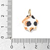 304 Stainless Steel Enamel Pendants SA-CBA08A6-09G-01-3