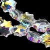 Electroplate Transparent Glass Beads EGLA-H112-04AB-01-3