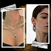 20Pcs 2 Colors Alloy Enamel Pendants ENAM-SC0005-04-5