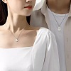 Halloween Alloy Ghost Pendant Couple Necklace Sets for Unisex WGE9DE0-01-4