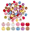 72Pcs 12 Colors Polyester European Beads OPDL-PH0001-08-1