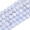 Natural Blue Lace Agate Beads Strands G-D106-A01-6mm-2