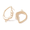 Brass Stud Earring Findings KK-S376-09G-2