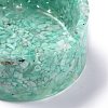 Resin with Natural Amazonite Chip Stones Ashtray DJEW-F015-01D-3