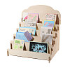 5-Tier Wood Display Riser Stands for Greeting Cards ODIS-WH0043-230A-1