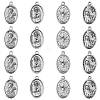 20Pcs 4 Style Tibetan Style Alloy Pendants TIBEP-CJ0001-20-1