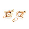 Brass Spring Ring Clasps KK-G528-03G-2