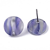 Cellulose Acetate(Resin) Stud Earring Findings KY-R022-021-4