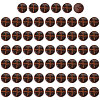 1-Hole Plastic Buttons BUTT-CA0001-34B-1