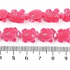 Synthetic Coral Carved Beads Strands CORA-L020-A-17-4