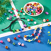 120Pcs 6 Styles Acrylic Beads OACR-TA0003-78-9