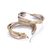 304 Stainless Steel Hoop Earrings EJEW-L232-021M-2