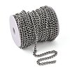 Tarnish Resistant 304 Stainless Steel Curb Chains STAS-O076-18-6