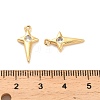 Brass Micro Pave Cubic Zirconia Pendants KK-D300-01G-3