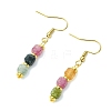 Natural Gemstone Dangle Earrings EJEW-JE07308-5